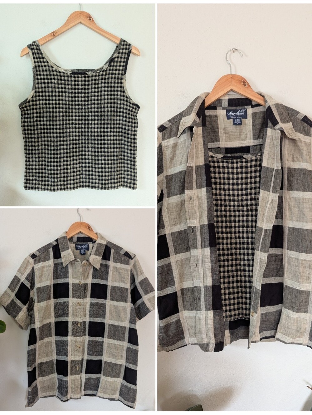 Angelique | Vintage | Shirt + Tank Set